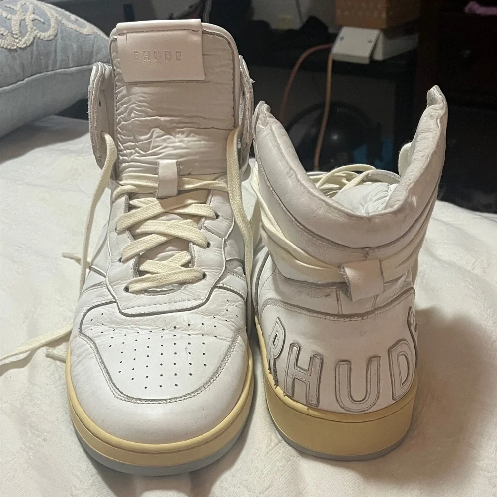 Rhude Rhecess Hi-Top Sneakers - Picture 1 of 9